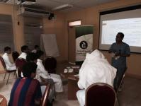 الجمعيه تقيم محاضره توعوية لخدمه المجتمع  بمجمع الملك سعود التعليمي