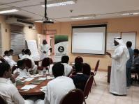 الجمعيه تقيم محاضره توعوية لخدمه المجتمع  بمجمع الملك سعود التعليمي