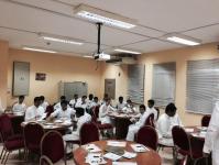 الجمعيه تقيم محاضره توعوية لخدمه المجتمع  بمجمع الملك سعود التعليمي