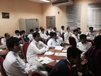 الجمعيه تقيم محاضره توعوية لخدمه المجتمع  بمجمع الملك سعود التعليمي